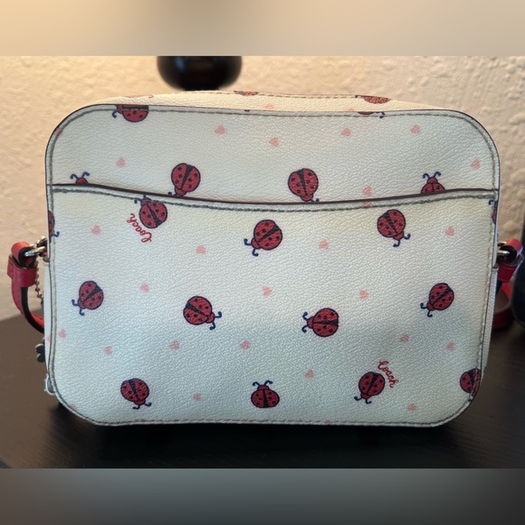 Coach Ladybug Print Mini Camera Bag EUC - Picture 4 of 10